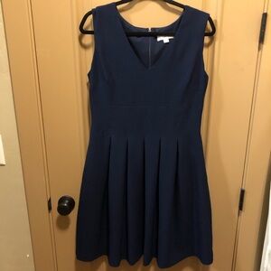Harper Rose Crepe Dress -Navy Blue
